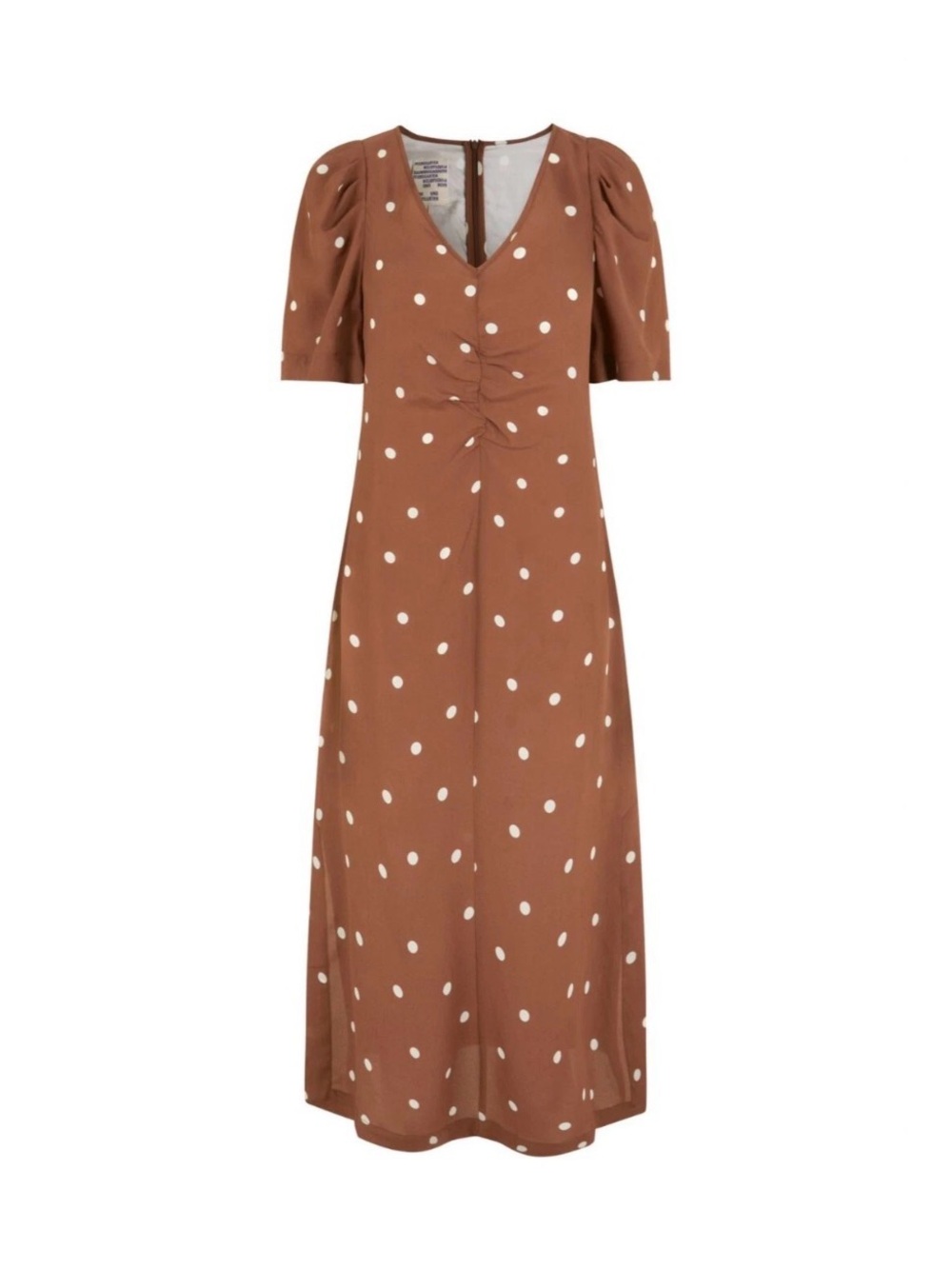 Baum Und Pferdgarten Brown Polka Dot Addax Dress size 36 / Small
